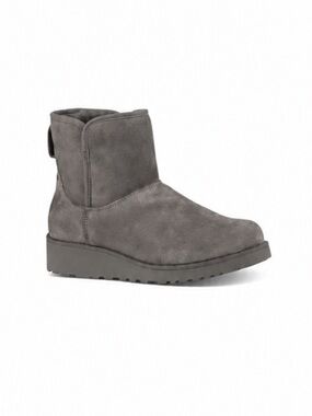 UGG Australia "Kristin" Slim Wedge Boots Grey Size 6 Excellent Condition!
